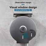 Roll Tissue Holder Manufacturer - Stainless Steel Wall-Mounted Large for Hotels Waterproof Bathroom Toilet Large Roll Tissue Dispenser