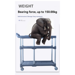 Collection Cart Manufacturer - Double Armrest Plastic Three-layer