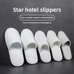 Disposable Slippers Manufacturer - Wholesale Eco-Friendly Hotel Amenities Thickened Non-Woven Fabric High Foam Slippers for Guests Comb