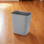 Trash Can Manufacturer - Waterproof and Flame-Retardant Black for Kitchen Sturdy Build and Space-Saving Design for Home Use