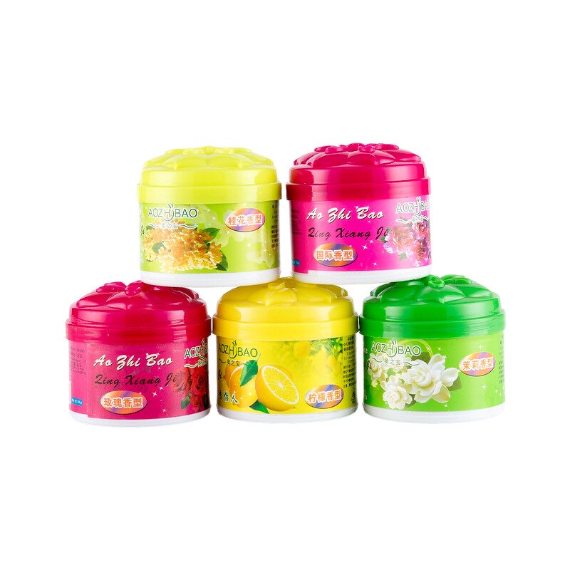 Solid Perfume Manufacturer - Alcohol-Free Multi-Purpose Air Freshener Blocks Portable Small Solid Fragrance Case for Car Indoor Closet Hotels