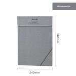 PU Leather Hotel Amenities Manufacturer - Factory Direct Eco-Friendly European Gray Notepad Trash Can Tissue Box for Commercial Office Hotel