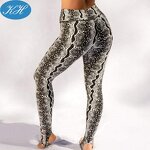 Pole Dancing Leggings Manufacturer - Custom Snake Print Recycled Fabric Anti Slip Grip Sticky Pole Pants