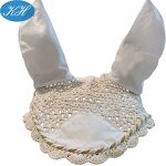 Horse Ear Bonnet Manufacturer - Stock High Quality Equestrian Mesh Noiseless for Horse Fly Veil