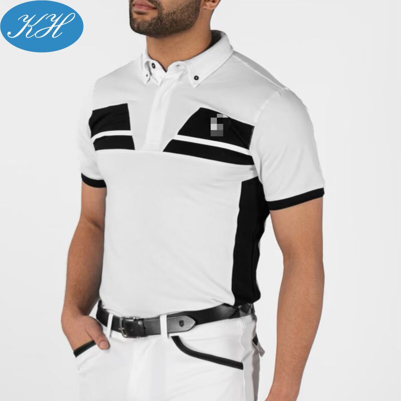 Men's Polo Shirt Manufacturer - Custom High End Sporty Show for Riding