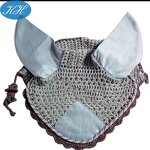Horse Ear Bonnet Manufacturer - Stock High Quality Equestrian Mesh Noiseless for Horse Fly Veil