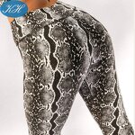 Pole Dancing Leggings Manufacturer - Custom Snake Print Recycled Fabric Anti Slip Grip Sticky Pole Pants