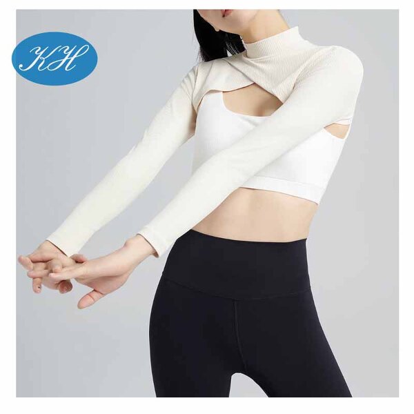 Pole Dance Top Manufacturer - Custom Long Sleeve With Sticky Silicone