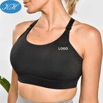 Maternity Sports Bra Manufacturer - Custom Women Active Wear Nylon Spandex Breastfeeding Black Nursing
