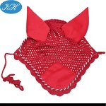 Horse Ear Bonnet Manufacturer - Stock High Quality Equestrian Mesh Noiseless for Horse Fly Veil