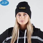 Sports Hat Manufacturer - Custom High Quality Stretchy Knitted Unisex Ribbed Beanie