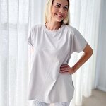 Women's T-Shirt Manufacturer - Custom Cotton High Quality Short Sleeve Summer Loose Tee Sports Running Gym Top