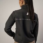 Half Zip Sweatshirt Manufacturer - Custom 84% Polyester 16% Spandex Fabric Women Riding Tops