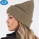 Sports Hat Manufacturer - Custom High Quality Stretchy Knitted Unisex Ribbed Beanie