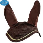 Horse Ear Bonnet Manufacturer - Stock High Quality Equestrian Mesh Noiseless for Horse Fly Veil