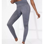 Workout Leggings Manufacturer - Women's Light Weight Breathable Shine Reflective Speckles High Waist