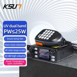 Car Radio Manufacturer - KSUT UV5200D 25W High Power VHF UHF Vehicle Mounted MINI