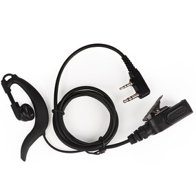 Headset Manufacturer - 2 Pin Earpiece Noise Reduction Ear Hook Headset PTT Wired with Mic