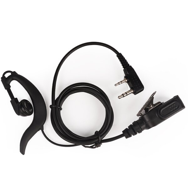 Headset Manufacturer - 2 Pin Earpiece Noise Reduction Ear Hook Headset PTT Wired with Mic