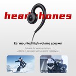 Headset Manufacturer - KSUN B32 Ear Hook Headphone Head Earbuds for Skiing Biking