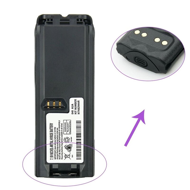 Battery Manufacturer - 1800mAh 7.5V NTN8294AR Ni-MH for XTS3000 XTS3500 XTS4250 XTS5000