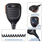 Speaker Microphone Manufacturer - KSUN KM20 Remote Waterproof for Baofeng UV-5R UV-82 888S