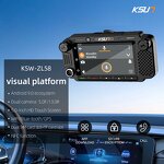 Car Radio Manufacturer - KSUN ZL58 Visual Vehicle Station Dual Cameras Touch-screen 4G POC