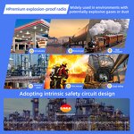 Walkie Talkie Manufacturer - KSUN X1100 SOS CNEX IB Explosion-proof for Petrochemical