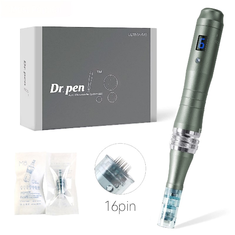 Electric Derma Pen Manufacturer - Portable M8 Whitening with Cartridges