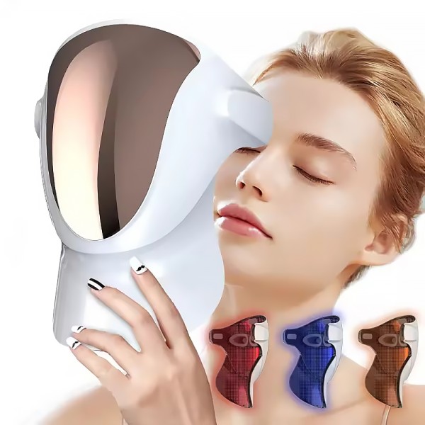 LED Facial Mask Factory - 3 Color Redlight Therapy Beauty Equipment