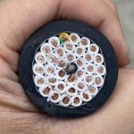 Vertical Reeling Crane Cable Manufacturer - Low Voltage PUR-Hf 0.6/1kV Copper Conductor TPE Insulation PUR Sheath Kevlar Reinforced 36X2.5mm2