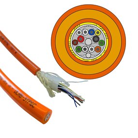 Underwater Umbilical Cable Manufacturer - Orange Polyurethane Sheath for Diving Equipments Neutral Buoyant 12 Cores