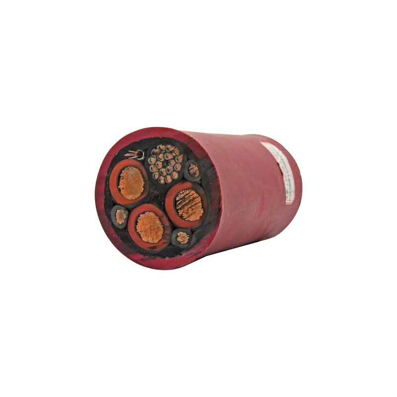 Reeling Trailing Cable Manufacturer - MV Voltage 6/10kV REEL MOTOR CABLE (RTS) Flexible with Fiber Optical Cores (N)TSCGEWTOEUS