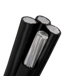 Aluminum ABC Cable Manufacturer - ALUS Conductors 4x50mm Halogen Free PE-insulated Aerial Bundled 0.6/1kv