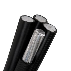 Aluminum ABC Cable Manufacturer - ALUS Conductors 4x50mm Halogen Free PE-insulated Aerial Bundled 0.6/1kv