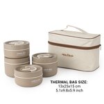 Lunchbox Manufacturer - 304 Stainless Steel Insulated Keep Warm Thermal Bento Food Storage Tiffin Set for Kid School