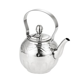 Hot Water Kettle Manufacturer - 2022 New Home Kitchen Personalized 1/1.5/2 Litre Bronze Stainless Retro Arabic Teapot
