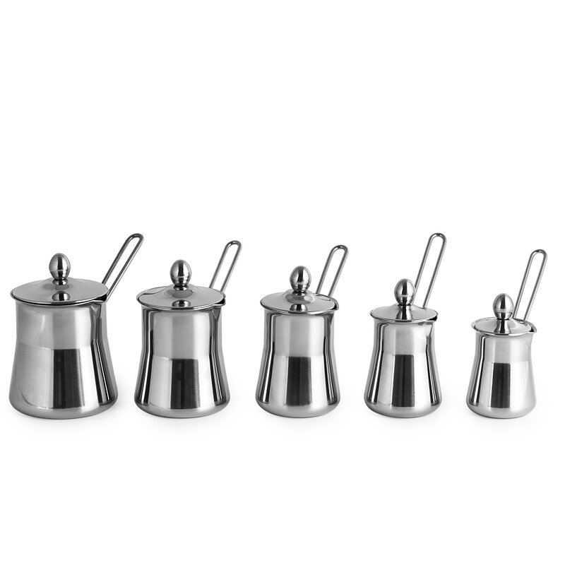 Coffee Pot Manufacturer - Luxury Cooking Serving Pots Stainless Steel Milk Arabic Turkish Moka