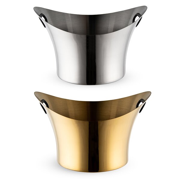 Beverages Tubs Manufacturer - Large Gold Silver with Handle Big Luxury Stainless Steel Ice Bucket Wine champagne Multi Bottle