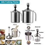 Milk Frother Manufacturer - Barista Tools 201&304 Stainless Steel Craft Coffee Latte DIY Frother Pitcher Foaming Jug With Scale