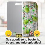 Cutting Board Manufacturer - 3 Pieces 100% Pure Titanium Double Sided Antibacterial Mini Chopping Blocks Set for Kitchen Gadgets