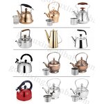 Tea Pot Manufacturer - High Quality Color Painting Hot Water Stainless Steel 3.0L Water Kettle Tea Kettle Whistling Kettle for Home