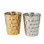 Ice Bucket Set Manufacturer - Gold Silver Octagon Design Ice Cube Artificial Stainless Steel Metal Beverages Tubs
