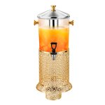 Juice Dispenser Manufacturer - Golden Luxury Cold Drink Beverage Stainless Steel Coffee for Catering Buffet