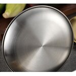 Dinnerware Plate Set Manufacturer - Unbreakable Round for Food Dish Serving Chip and Crack Resistant Metal Gold Plates for Home Restaurant