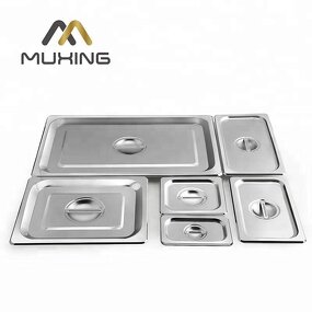 Food Warmer Pans Manufacturer - Catering Buffet Pans Gastronorm Containers GN 1/9 Food Pans Silicone Lid for Restaurant