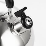 Tea Pots Manufacturer - Red Black Silver Color 1L 2L 3L 4L 5L Stainless Steel Water Kettle Gas Stove Top Whistling Kettle