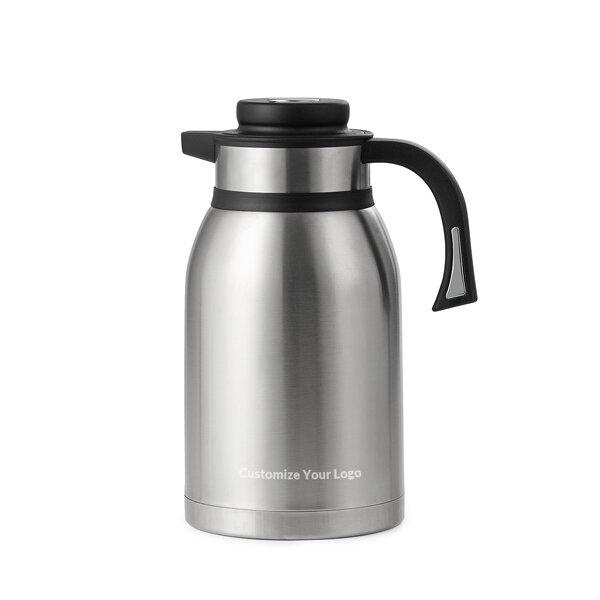 Stainless Steel Flasks Manufacturer - Home & Hotel High Quality Custom Logo Vacuum Double Walled 2.5L Kettle for Hot Coffee Tea