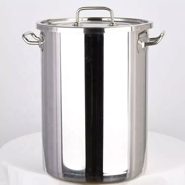 Soup Stock Pots Manufacturer - Tall Large High for Commercial Kitchen Cooking with Stainless Steel Lid for Industrial Hotels