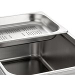 Food Pan Sets Manufacturer - Restaurant Hotel with Lid for Food Storage Steam Warmer Stainless Steel Prep Long 1/1 Perforated GN Pan